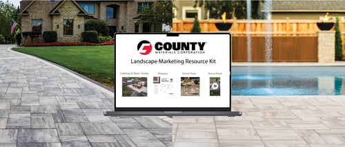 County Materials Releases Updated Dealer Resource Kit for Concrete Landscape Products