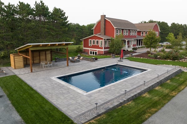 Farmhouse Pool Deck