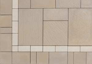 Traditional: <a href="https://hub.countymaterials.com/products/grand-fusion-pavers">Grand FUSION PAVERS</a> in Intention, <a href="https://hub.countymaterials.com/products/elements-paving-stones">ELEMENTS Paving Stones 4x8</a> in Vision, <a href="https://hub.countymaterials.com/products/discover-pavers">DISCOVER PAVERS</a> in Intention 