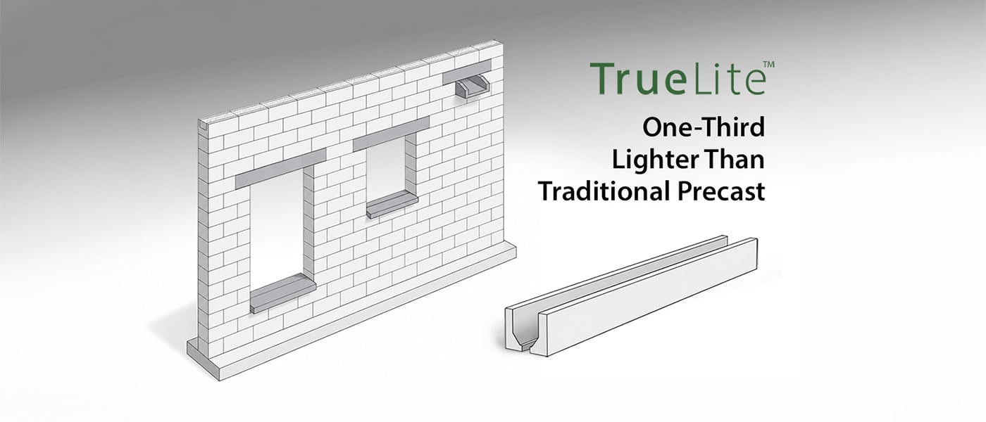 TrueLite™ Lintels & Sills for Lightweight, Code-Compliant Masonry Support