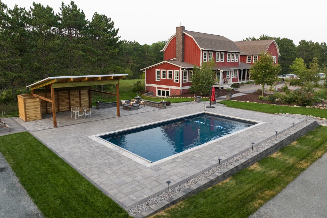 Farmhouse Pool Deck