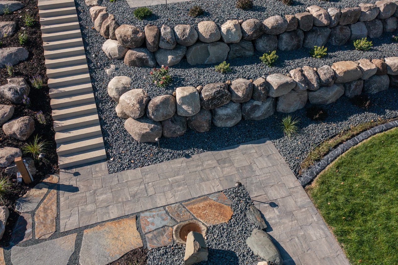 Serene Walkway to the Lake