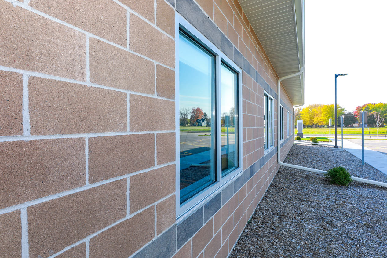 Heritage Collection™ Designer Concrete Brick Updates Counseling Facility