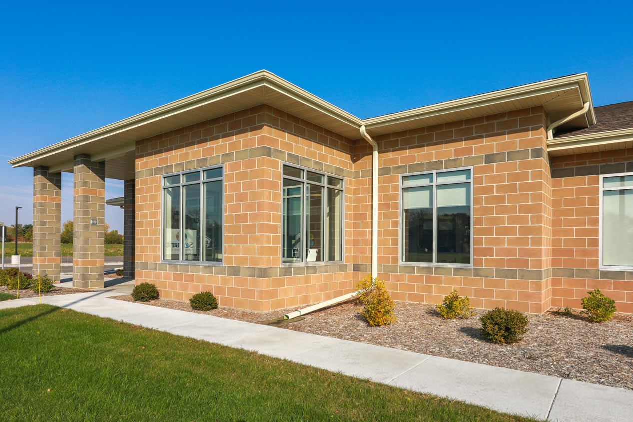 Heritage Collection™ Designer Concrete Brick Updates Counseling Facility