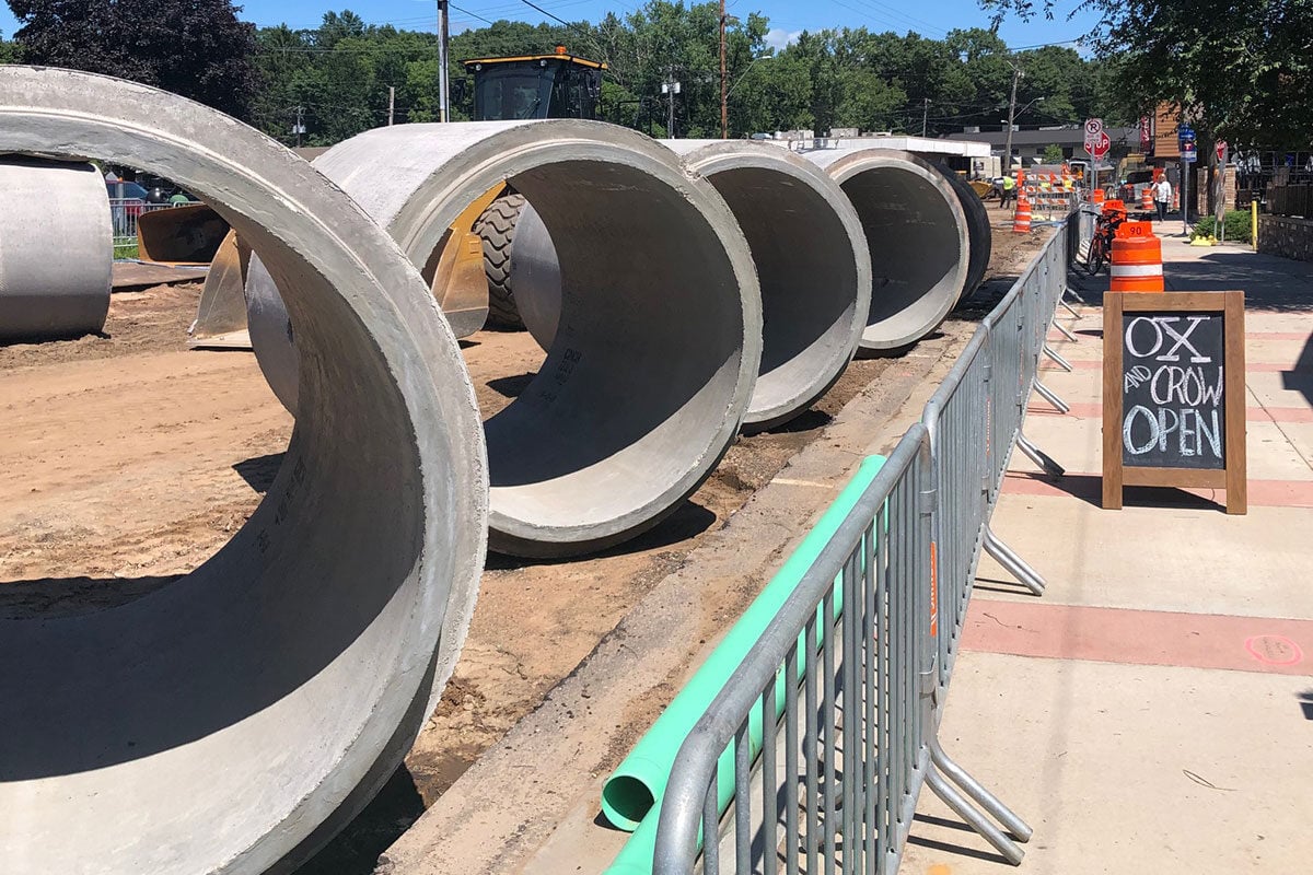 County Materials Produces Round & Elliptical Pipe at Impressive Pace to Speed Up Construction