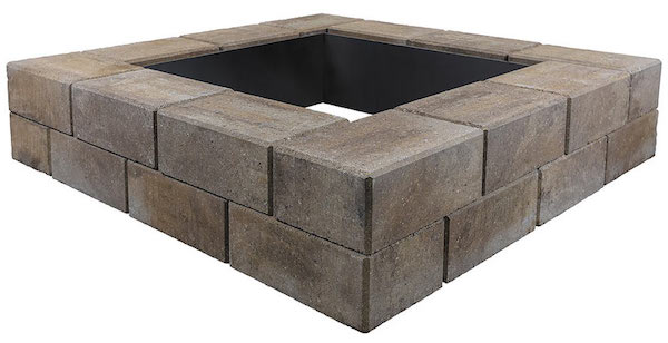 Tribute Smooth Square Fire Pit